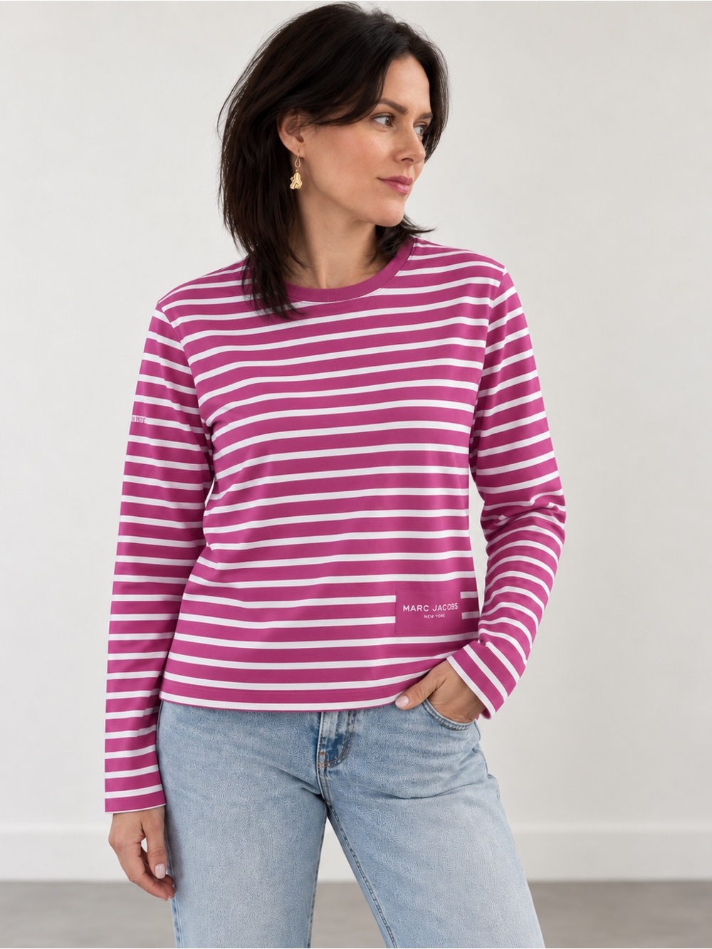 Marc Jacobs The Striped T-Shirt Long Sleeve Size S